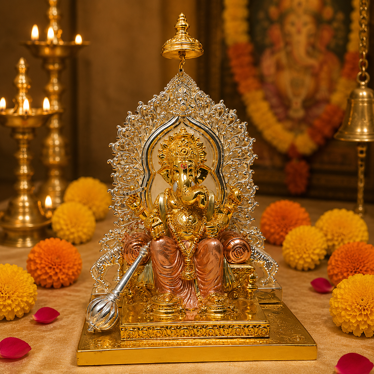 Silver Ganesh Ji